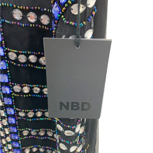 NBD x Revolve Beaded Embellished Shift Party Dress - Picture 14 of 16